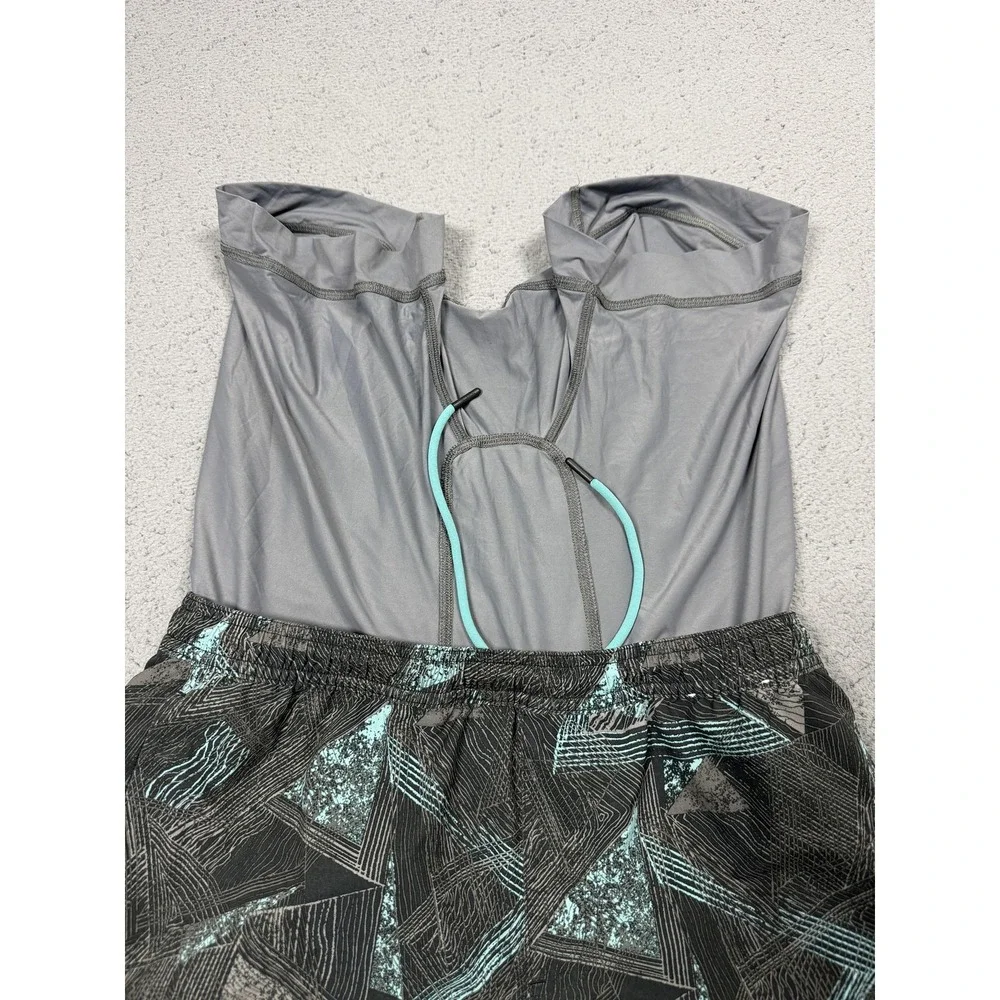 Chubbies Swim Trunks Shorts Mens 30 Black Geometric Lined Drawstring Pockets
